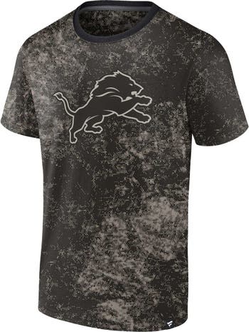 FANATICS Men's Fanatics Branded Black Detroit Lions Shadow T-Shirt
