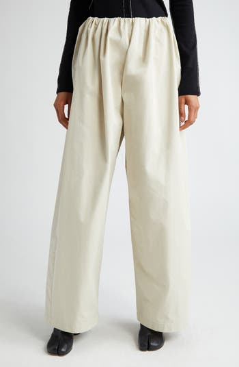 MM6 Maison Margiela Gathered Waist Pants | Nordstrom