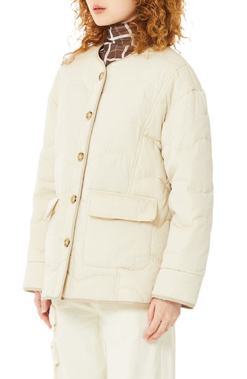 Shop Find Me Now Mica Quilted Jacket In Warm Sand