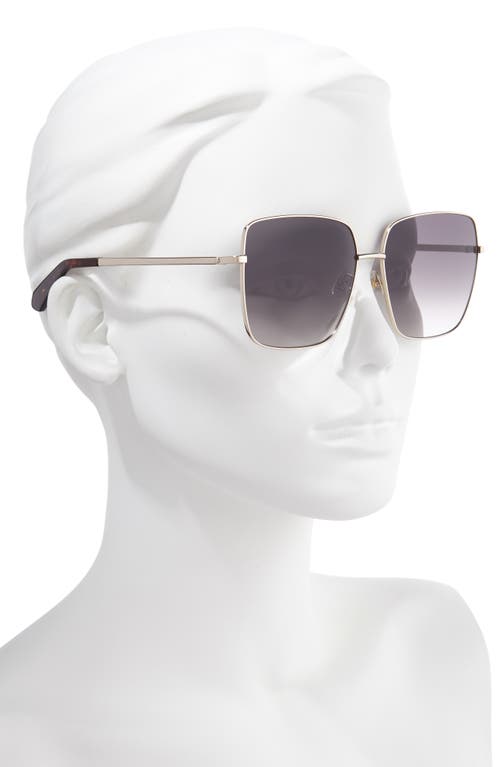 Shop Kate Spade New York Fenton 60mm Gradient Square Sunglasses In Dkhavana/brown Gradient