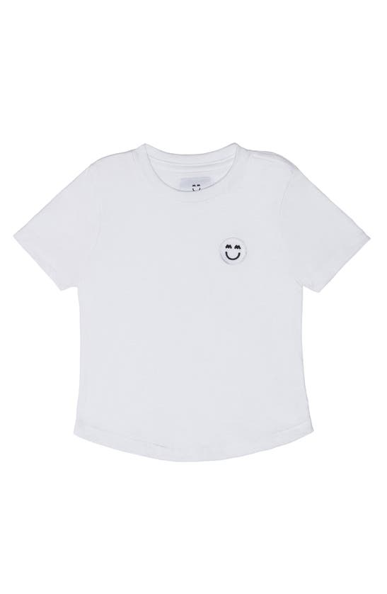 Miles And Milan Babies' Kids' Signature Patch Cotton T-shirt In White
