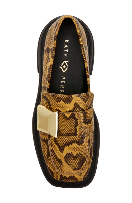 Katy Perry The Geli Combat Loafer In Mustard Multi