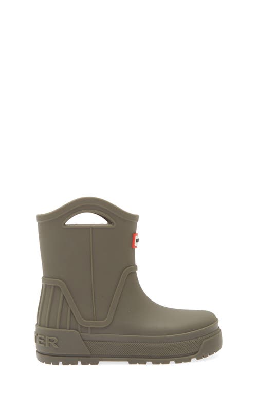 Hunter Kids' Georgey Waterproof Rain Boot In Galloway Green