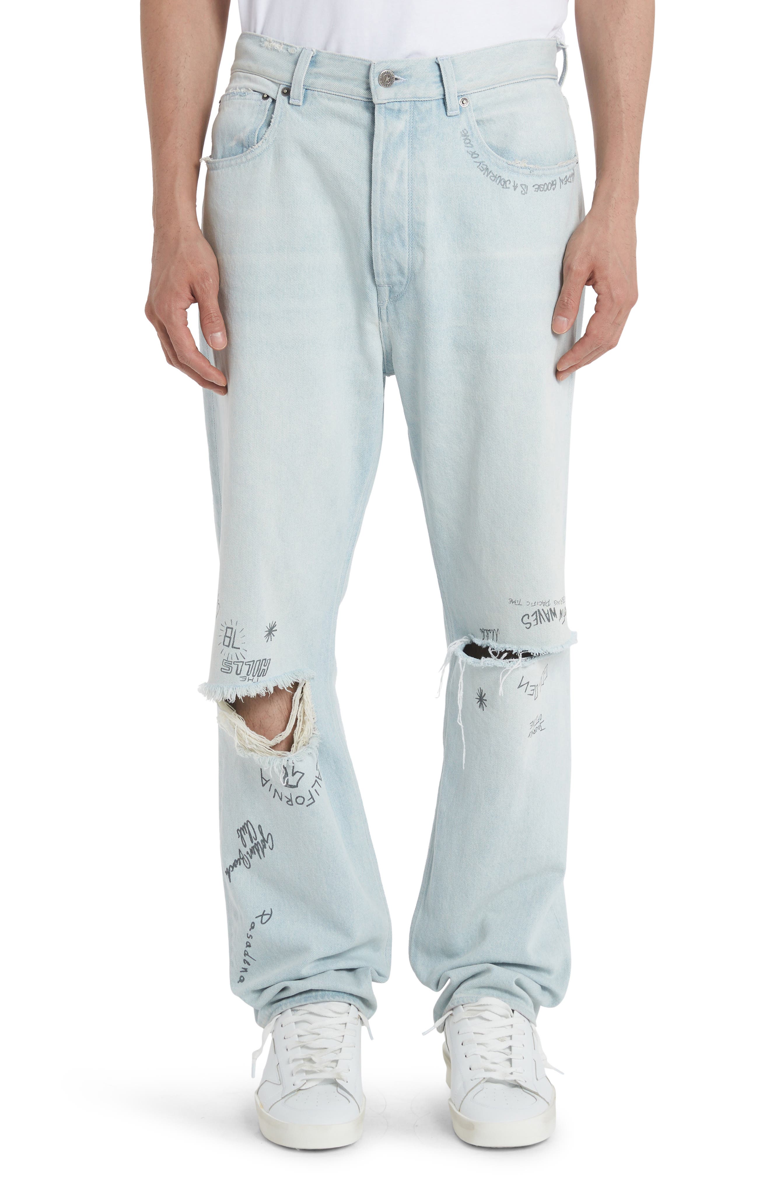 nordstrom mens distressed jeans