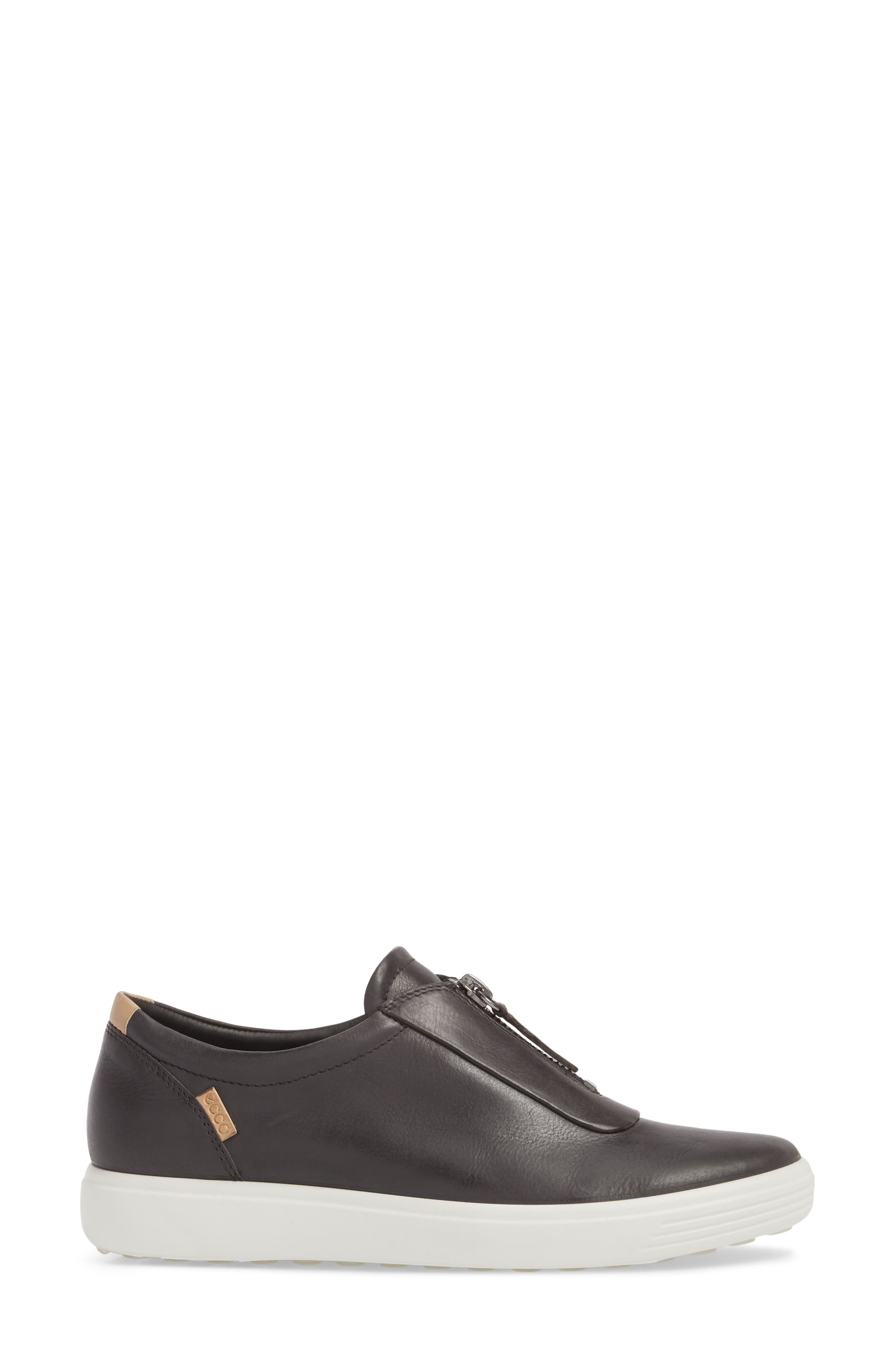ecco soft 7 center zip sneaker