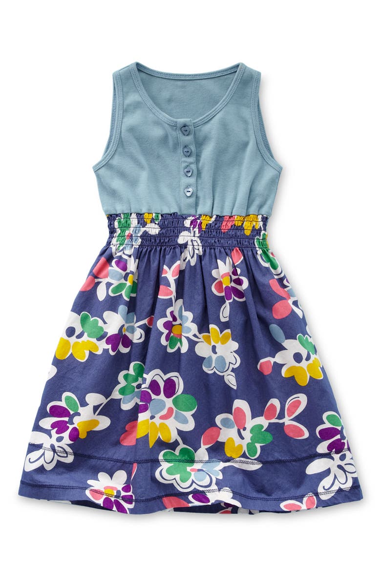 Mini Boden Mock Two Piece Sleeveless Dress (Little Girls & Big Girls ...