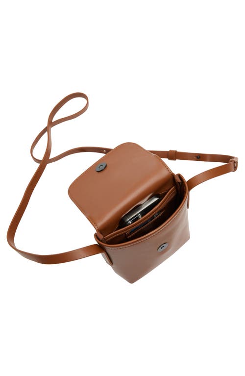 Monos Mini Metro Crossbody Bag In Mahogany