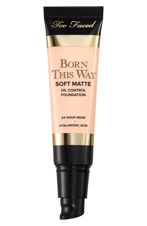 Too Faced Born This Way Soft Matte Foundation Snow 1 oz In Snow