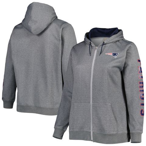 Lids Cleveland Browns Women's Plus Fleece Full-Zip Hoodie Jacket - Heather  Charcoal