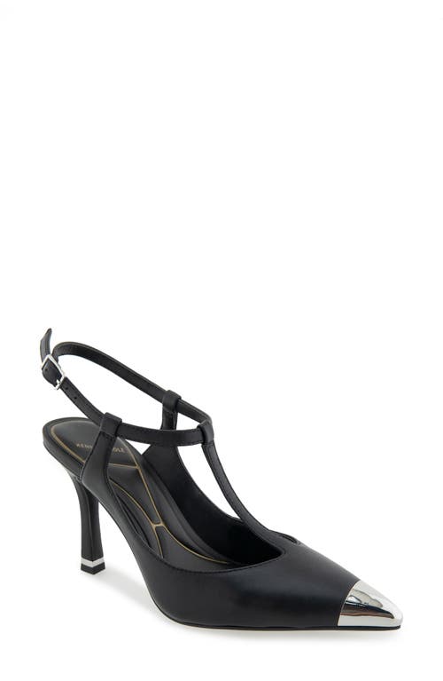 Shop Kenneth Cole Romi T-strap Pump In Black Leather