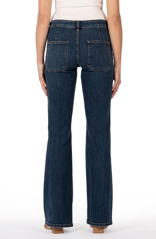 Shop Kut From The Kloth Ana Patch Pocket Flare Leg Jeans In Deductive