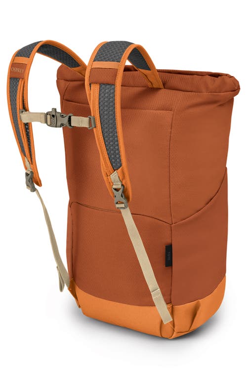 Shop Osprey Daylite Water Repellent Tote Pack In Umber/tequila Sunrise