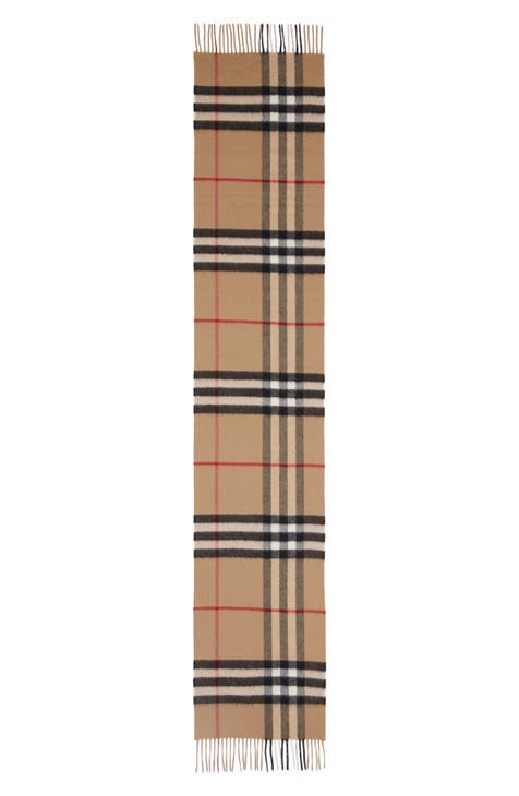 SCARF IN MONOGRAM CASHMERE - BROWN/TOFFEE