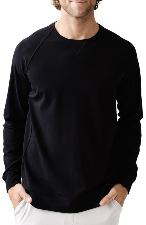 Ultrasoft Crewneck Sweatshirt in Black