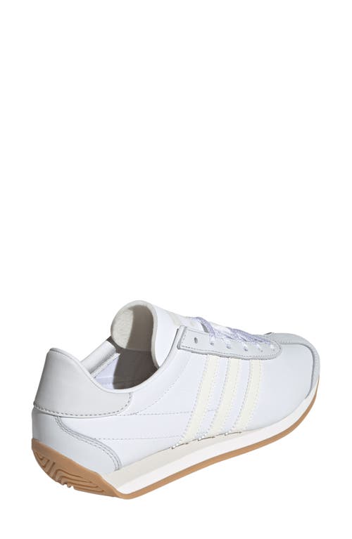 Adidas Originals Adidas Country Low Top Sneaker In White/ Off White/ Alumina