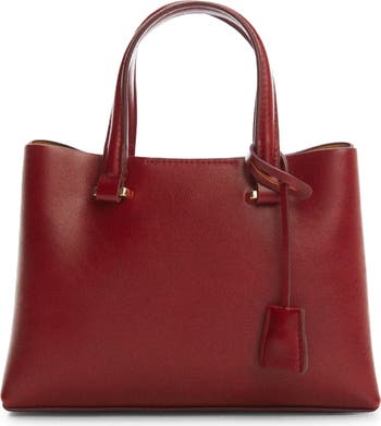 Nydj Women's Half Moon Crossbody Bag in Red, Regular, Size: 2x | Leather