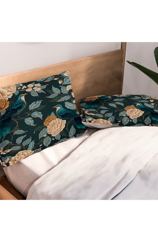 Deny Designs Duvet Cover & Shams Set In Black