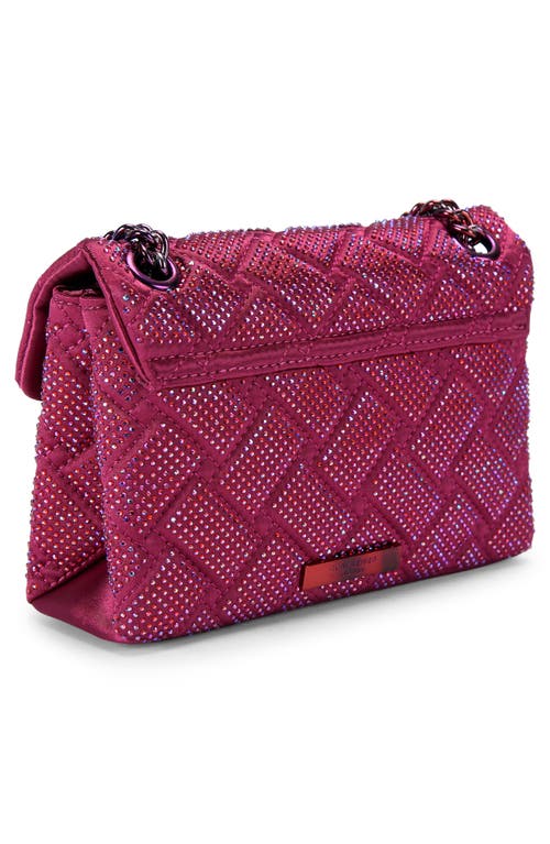 Shop Kurt Geiger London Mini Kensington Quilted Convertible Crossbody Bag In Open Pink