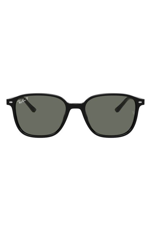 Ray-Ban 55mm Polarized Square Sunglasses in Black at Nordstrom