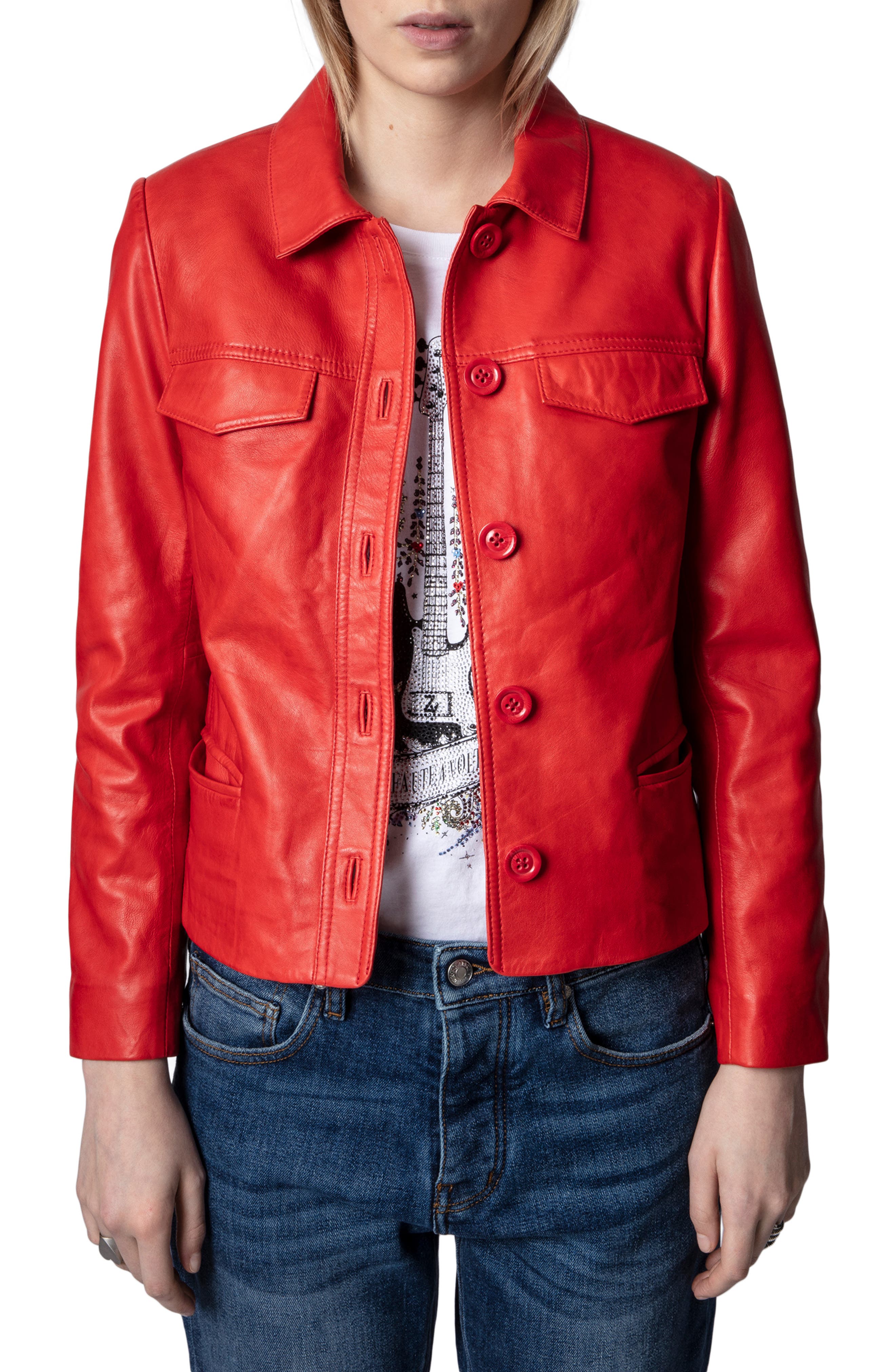 zadig and voltaire utility jacket