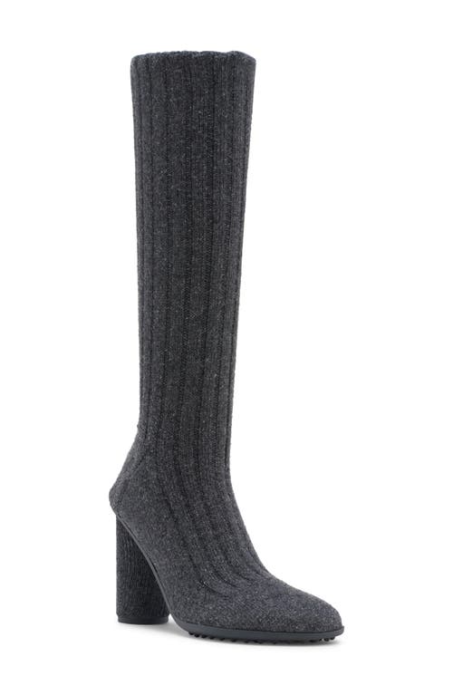 Bottega Veneta Atomic Wool & Silk Blend Sock Boot Anthracite at Nordstrom,