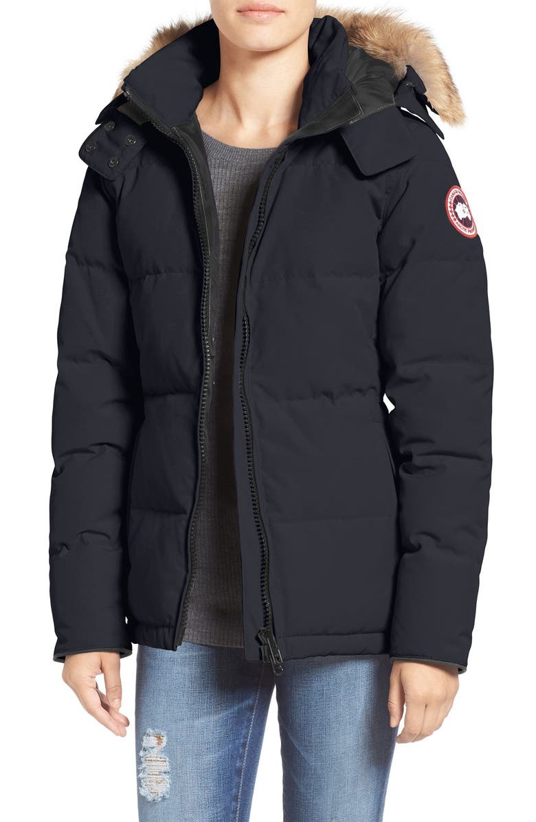 Canada Goose 'Chelsea' Slim Fit Down Parka with Genuine Coyote Fur Trim ...
