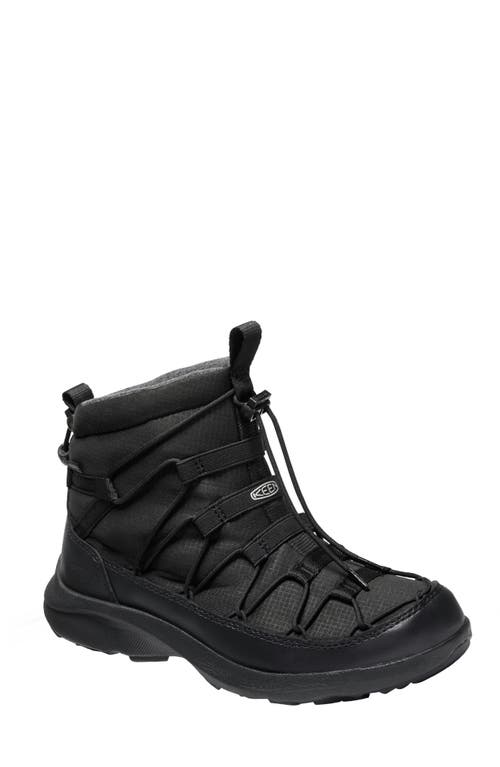 Shop Keen Uneek Snk Waterproof Chukka Boot In Black/black