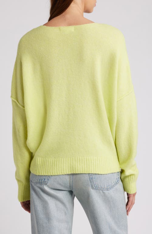 Shop Rip Curl Emily Crewneck Sweater In Lime