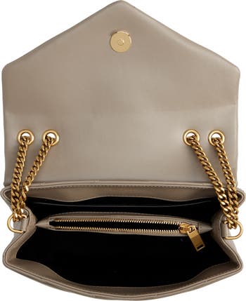 Saint Laurent lou mini textured-leather shoulder bag. #saintlaurent  #crossbody #bags