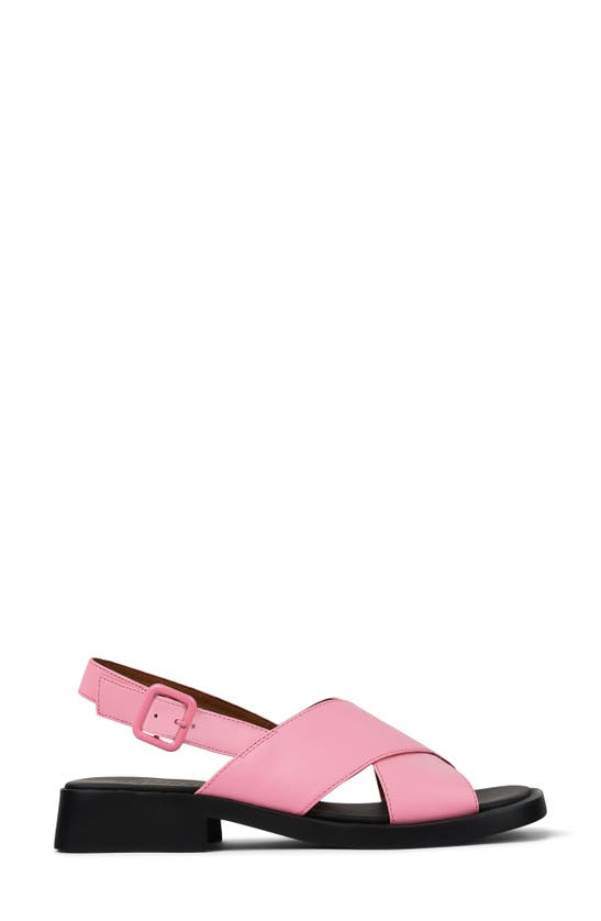 Shop Camper Dana Slingblack Sandal In Light/ Pastel Pink