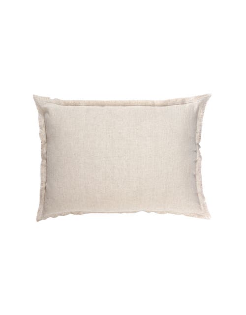 Anaya Fringe So Soft Linen Pillows Cover Only In Beige