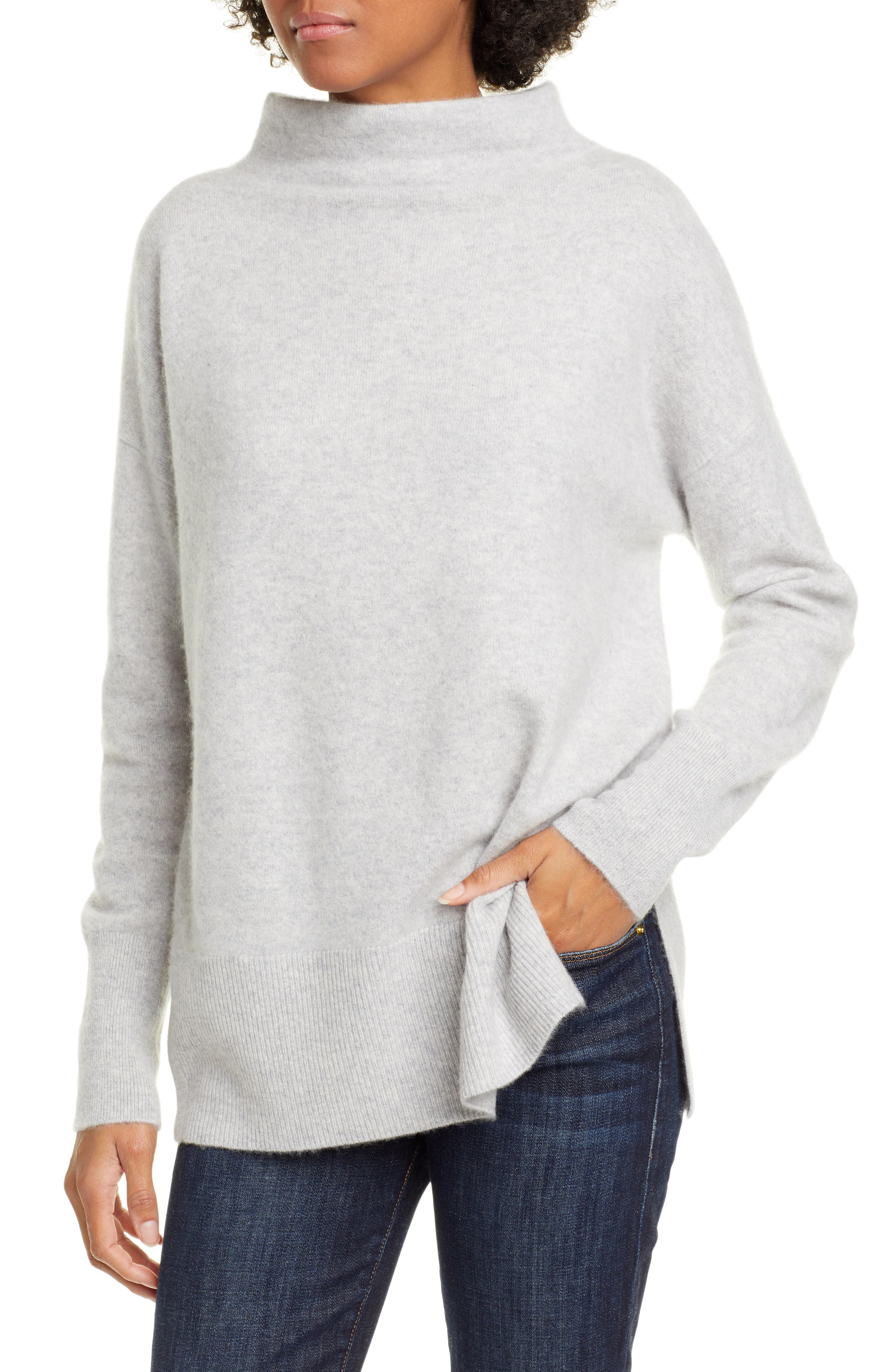 funnel neck cashmere jumper