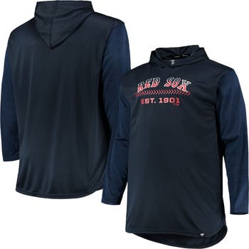 Boston Red Sox Fanatics Branded Big & Tall Primary Wordmark T-Shirt - Navy