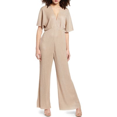 Astr The Label Metallic Dolman Jumpsuit, Metallic
