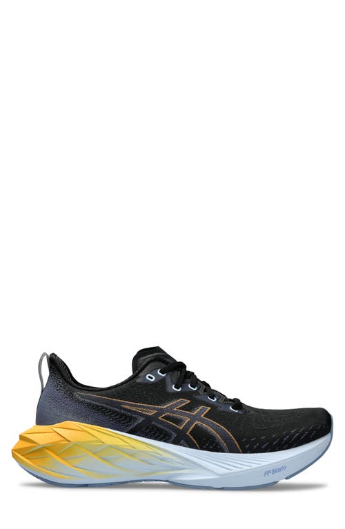 Shop Asics ® Novablast 4 Running Shoe In Black/thunder Blue