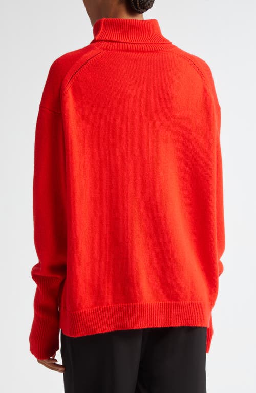 Shop Bite Studios Wool Turtleneck Sweater In Scarlet