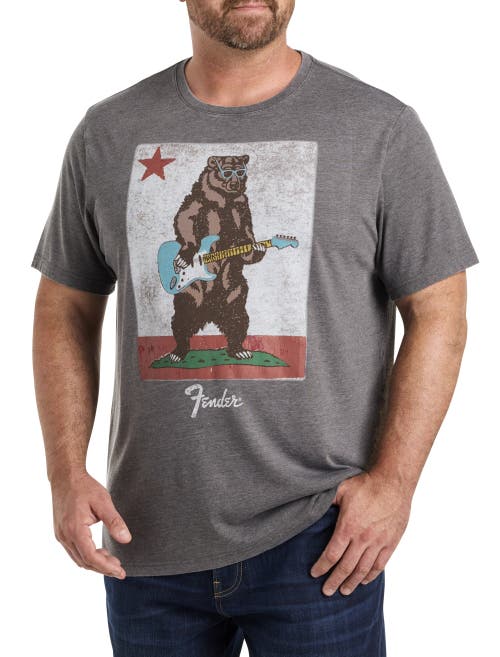 Shop Lucky Brand Fender Bear Graphic Tee In Raven