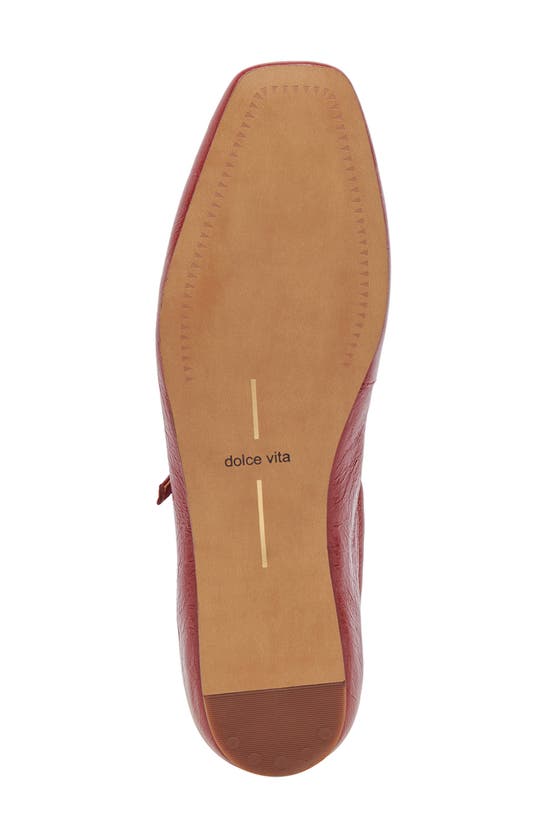 Shop Dolce Vita Reyes Mary Jane In Red Crinkle Patent