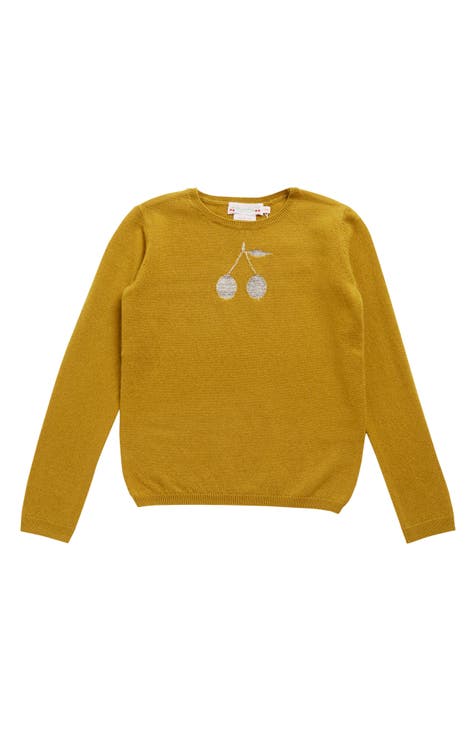 Girls' Green Sweaters 2T-6X: Cardigan, Crewneck & Ruffle | Nordstrom