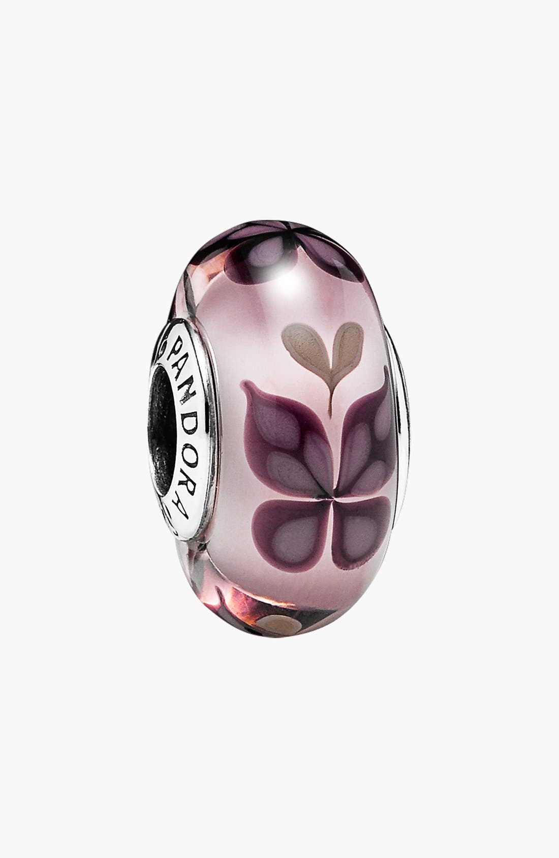 pandora pink murano glass bead