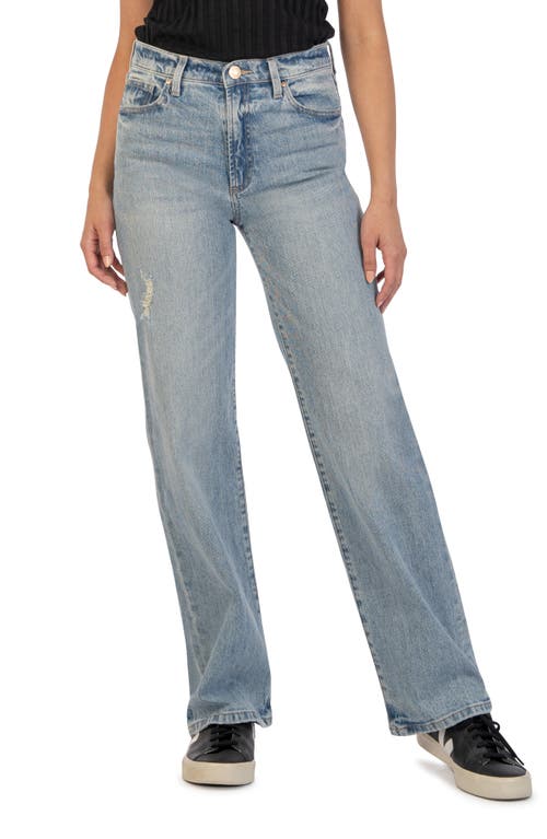 KUT from the Kloth Miller High Waist Wide Leg Jeans Candescent at Nordstrom,