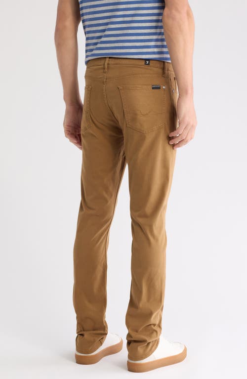 Shop 7 For All Mankind Slimmy Luxe Performance Plus Slim Fit Pants In Terra