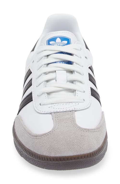 Shop Adidas Originals Adidas Gender Inclusive Samba Og Sneaker In Ftwwht/cbl