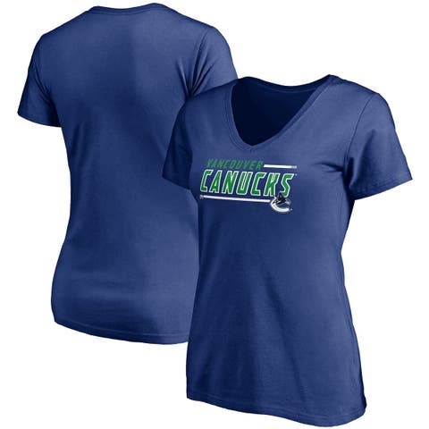 Vancouver Canucks Distressed Logo Sleeveless Shirt for Women