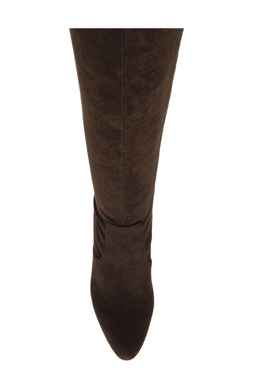 Shop Anne Klein Journey Knee High Boot In Chocolate