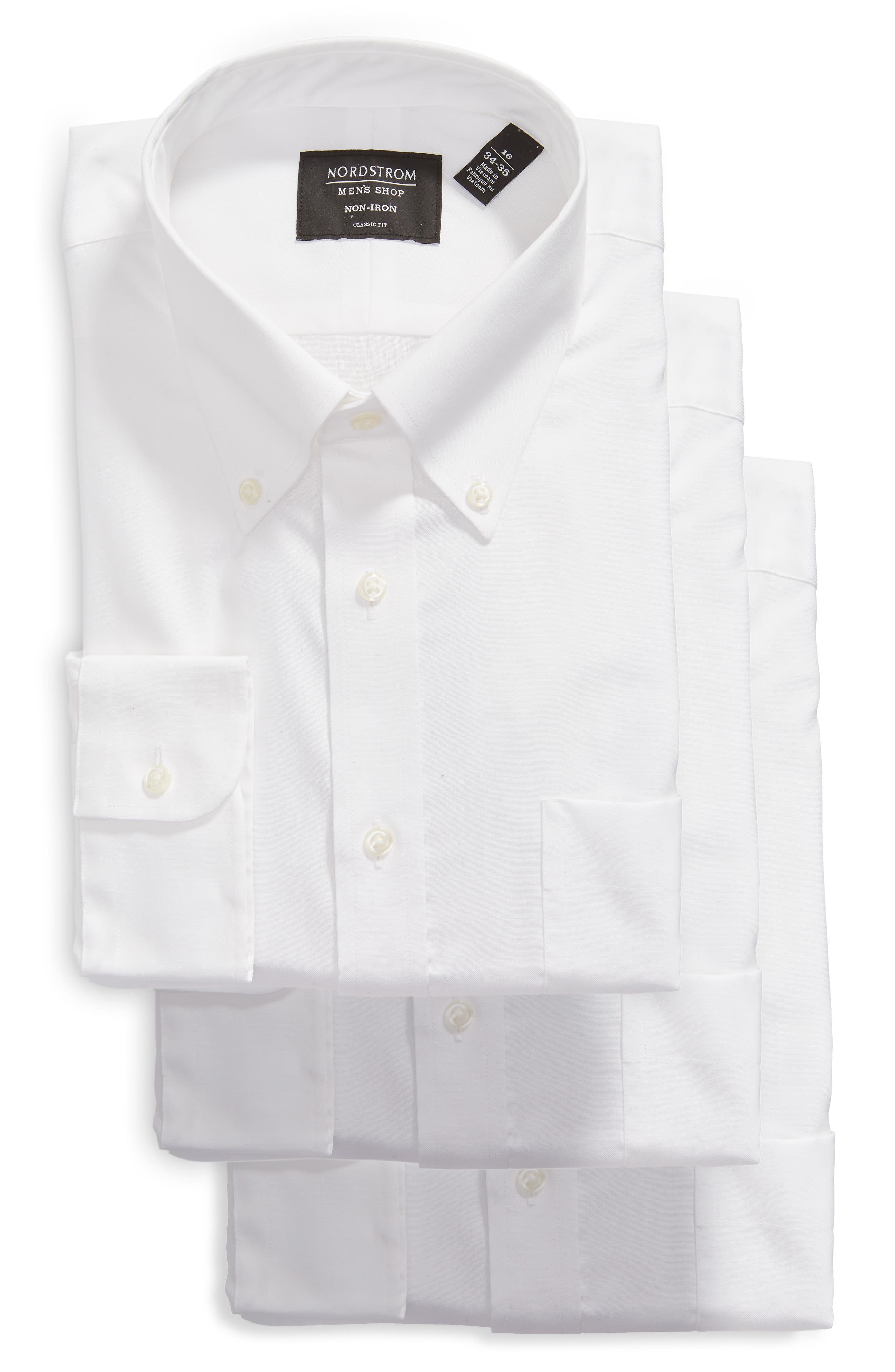 men's non iron white dress shirts