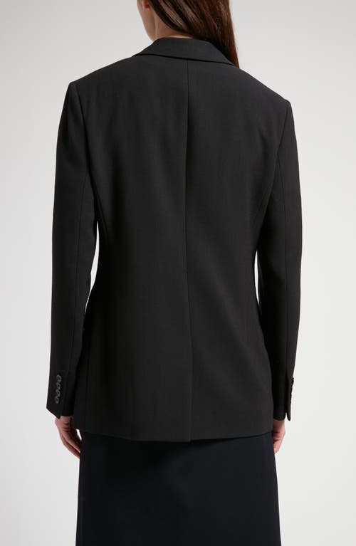 Shop The Row Linda Virgin Wool Blazer In Black