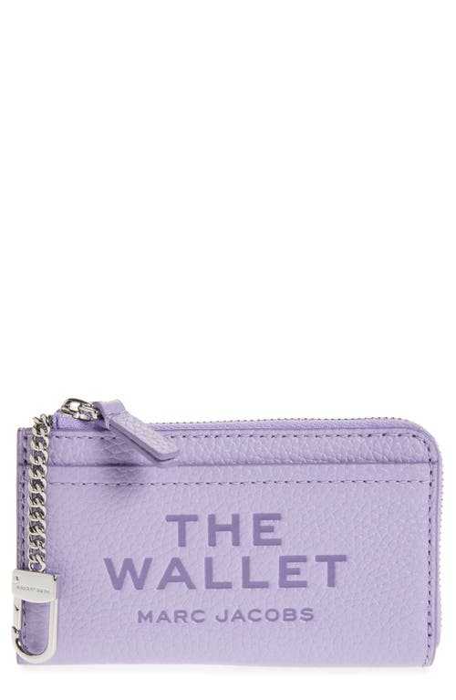 Marc Jacobs The Top Zip Multi Leather Wallet in Lilac 