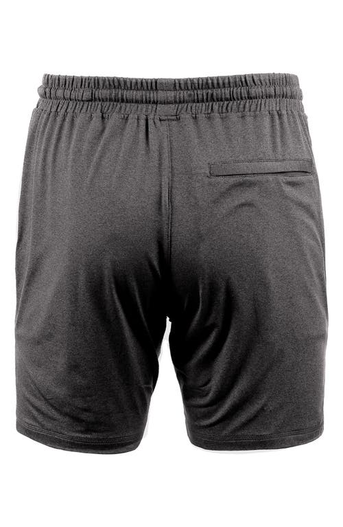 Burnside Soft Jersey Shorts In Heather Charcoal