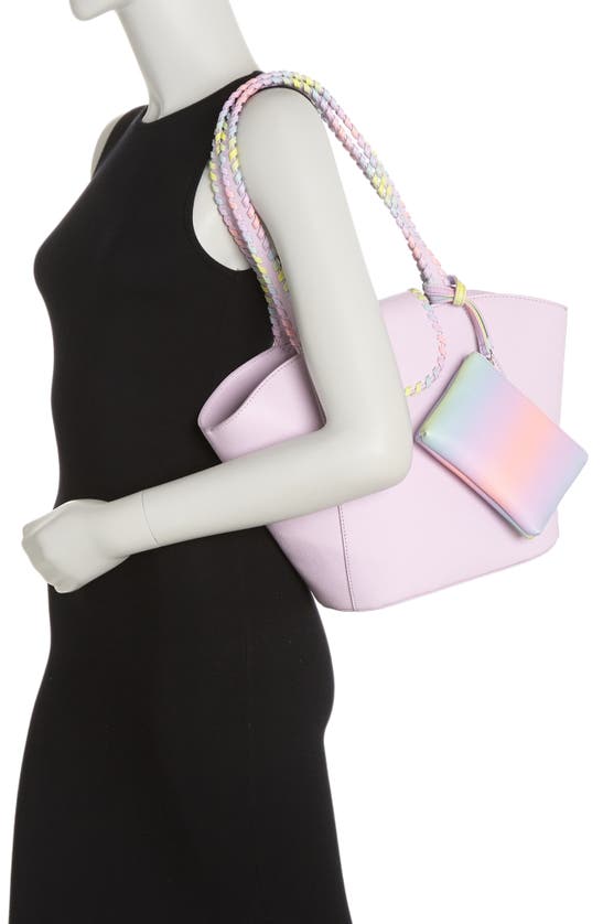 BETSEY JOHNSON PINK cheapest OMBRE TOTE AND WALLET SET